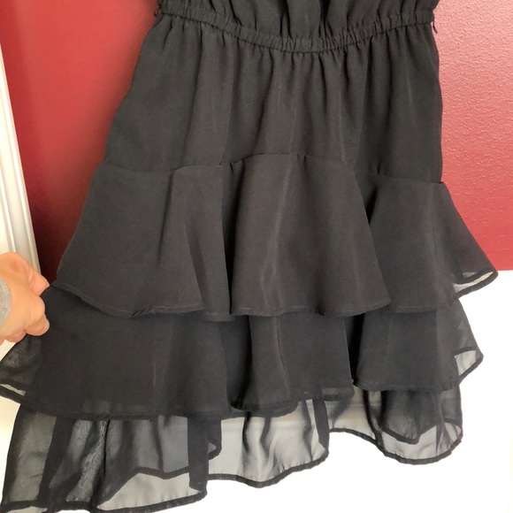 Sheer black Converse Dress w/slip - Picture 4 of 5